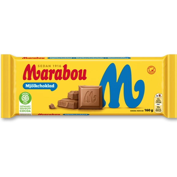 Marabou Milk Chocolate 160g