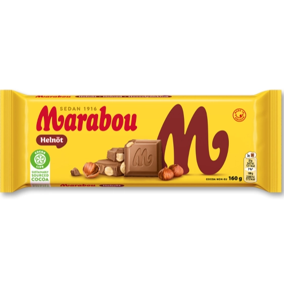  Marabou Whole Nut 160 g