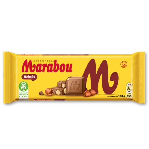 Marabou Whole Nut 160g Marabou Whole Nut 160g