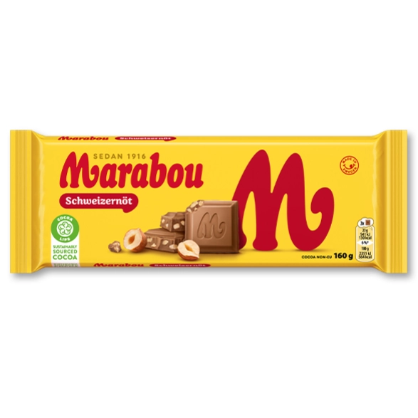 Marabou Swiss Nut 160g