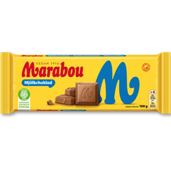Marabou Milk Chocolate 160g