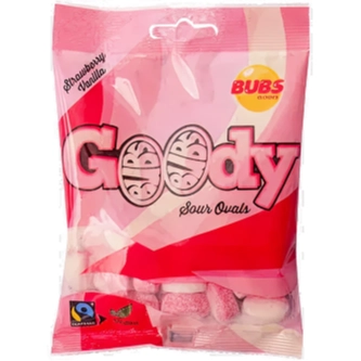  Bubs Mini Strawberry/Vanilla Ovals- 90 g
